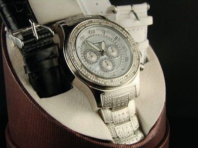 JOJINO/JOJO/JOE RODEO HALF DIAMOND BAND WATCH 1.05 CT  