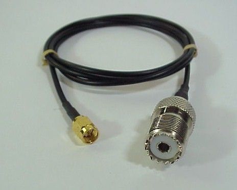 SMA to SO 239 36 Inch Adaptor Cable for Hand Held Radio  