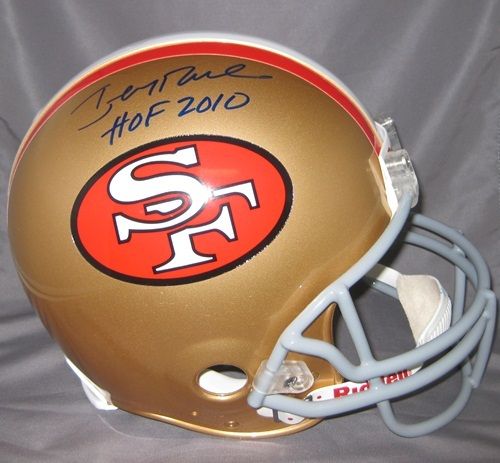 Jerry Rice Signed/Autographed San Francisco 49ers Proline Helmet w/HOF 