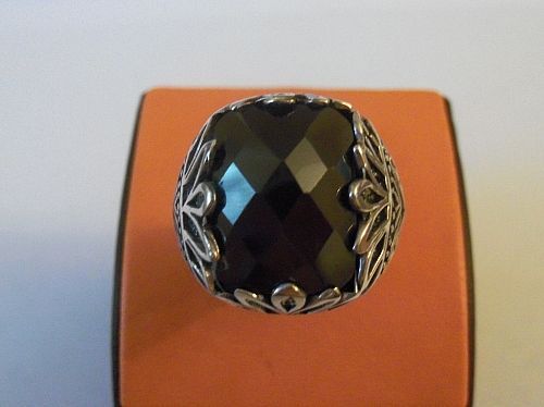 925 STERLING SILVER MENS ONYX RING NEW  