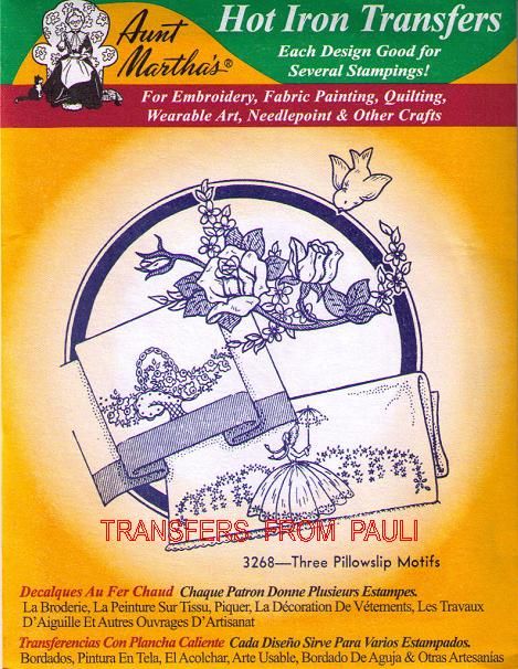 Hand Embroidery Transfer Patterns items in Aunt Martha Transfers from