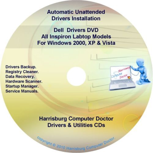 Dell Inspiron Laptop Drivers Recovery Master DVD  