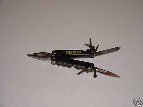 Pennzoil Multi tool folding pocket knife w/pliers  