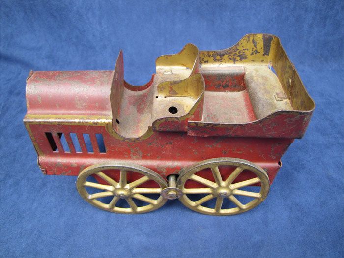 1910 Converse Pressed Steel Hill Climber Friction Car  