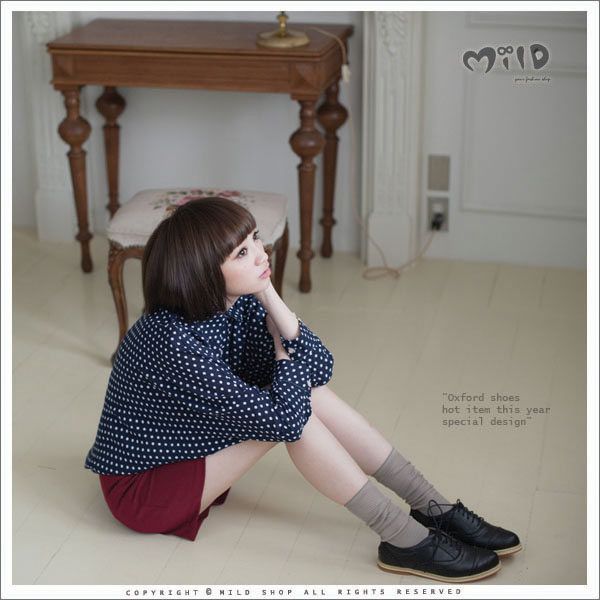  Japanese Korean England Fashion Classic Style Oxford flat Shoes 5.5 9