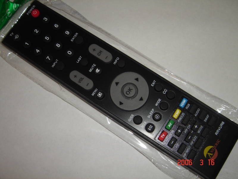 Generic Vizio PIP HD TV Remote For 098003059100 VUR9M  