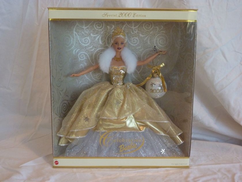NIB 2000 Special Edition Holiday Celebration Barbie Doll Mattel  