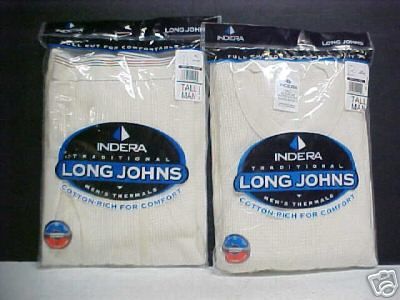 New TALL Mens Long Johns Thermal Underwear Set XL  