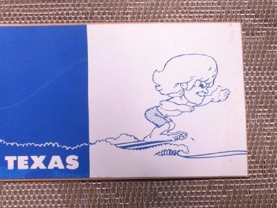   1960s Galveston Texas   Sunrise Surf Shop Bumper Sticker, Unused