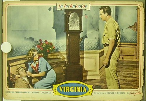 su20 VIRGINIA MADELINE CARROLL GREAT orig POSTER ITALY  